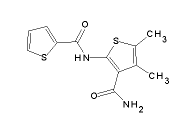 N-[3-(aminocarbonyl)-4,5-dimethyl-2-thienyl]-2-thiophenecarboxamide - Click Image to Close