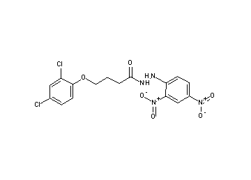 4-(2,4-dichlorophenoxy)-N'-(2,4-dinitrophenyl)butanohydrazide - Click Image to Close