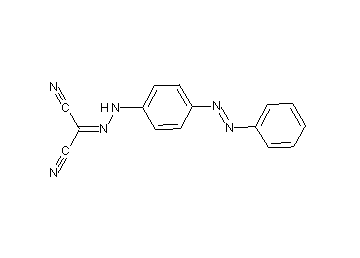 {[4-(phenyldiazenyl)phenyl]hydrazono}malononitrile - Click Image to Close