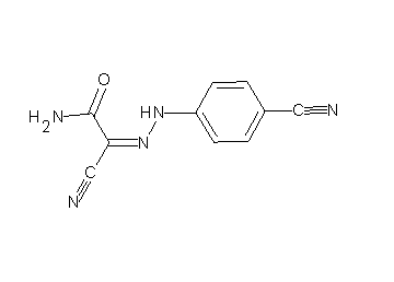 2-cyano-2-[(4-cyanophenyl)hydrazono]acetamide
