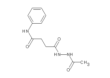 4-(2-acetylhydrazino)-4-oxo-N-phenylbutanamide