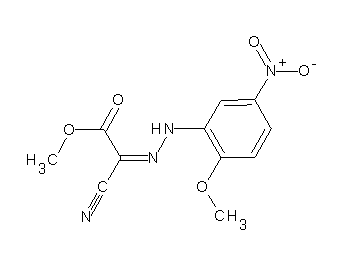 methyl cyano[(2-methoxy-5-nitrophenyl)hydrazono]acetate