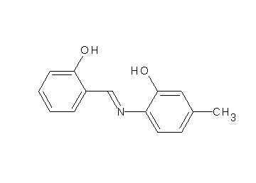 2-[(2-hydroxybenzylidene)amino]-5-methylphenol
