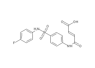 4-[(4-{[(4-fluorophenyl)amino]sulfonyl}phenyl)amino]-4-oxo-2-butenoic acid - Click Image to Close
