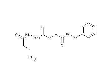 N-benzyl-4-(2-butyrylhydrazino)-4-oxobutanamide