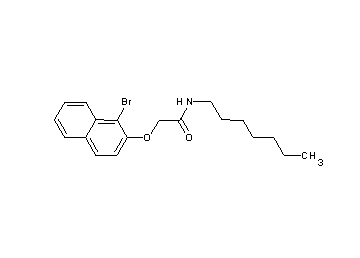 2-[(1-bromo-2-naphthyl)oxy]-N-heptylacetamide