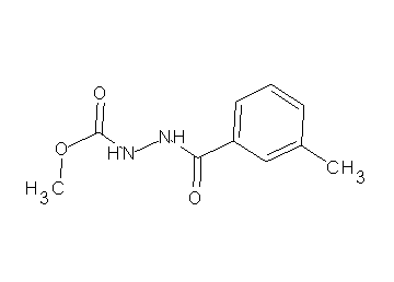 methyl 2-(3-methylbenzoyl)hydrazinecarboxylate