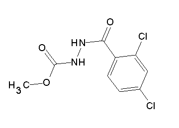 methyl 2-(2,4-dichlorobenzoyl)hydrazinecarboxylate