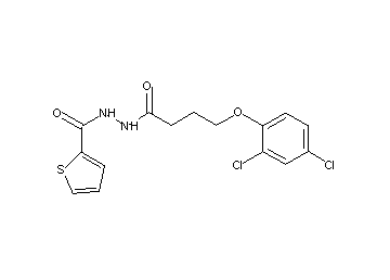 N'-[4-(2,4-dichlorophenoxy)butanoyl]-2-thiophenecarbohydrazide