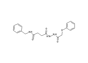 N-benzyl-4-oxo-4-[2-(phenoxyacetyl)hydrazino]butanamide