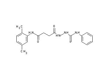 4-[2-(anilinocarbonothioyl)hydrazino]-N-(2,5-dimethylphenyl)-4-oxobutanamide