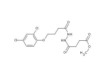 methyl 4-{2-[4-(2,4-dichlorophenoxy)butanoyl]hydrazino}-4-oxobutanoate