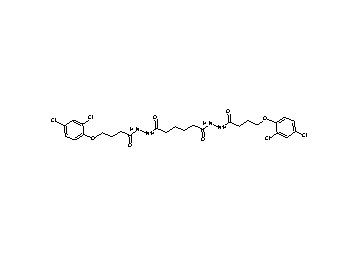 N'1,N'6-bis[4-(2,4-dichlorophenoxy)butanoyl]hexanedihydrazide - Click Image to Close