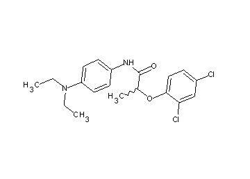 2-(2,4-dichlorophenoxy)-N-[4-(diethylamino)phenyl]propanamide