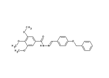 N'-[4-(benzyloxy)benzylidene]-3,4,5-trimethoxybenzohydrazide