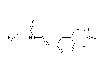 methyl 2-(3,4-dimethoxybenzylidene)hydrazinecarboxylate