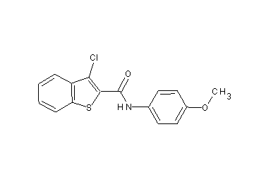 3-chloro-N-(4-methoxyphenyl)-1-benzothiophene-2-carboxamide