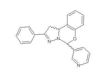 2-phenyl-5-(3-pyridinyl)-1,10b-dihydropyrazolo[1,5-c][1,3]benzoxazine - Click Image to Close
