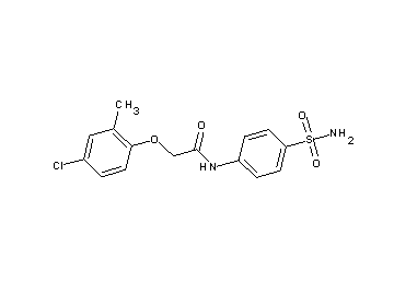 N-[4-(aminosulfonyl)phenyl]-2-(4-chloro-2-methylphenoxy)acetamide