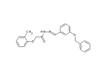 N'-[3-(benzyloxy)benzylidene]-2-(2-methylphenoxy)acetohydrazide