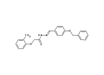 N'-[4-(benzyloxy)benzylidene]-2-(2-methylphenoxy)acetohydrazide