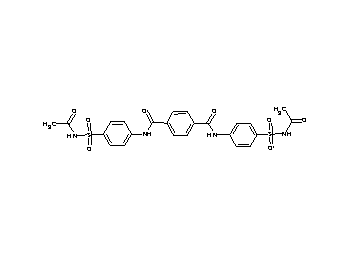 N,N'-bis{4-[(acetylamino)sulfonyl]phenyl}terephthalamide