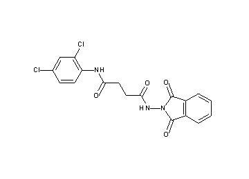 N-(2,4-dichlorophenyl)-N'-(1,3-dioxo-1,3-dihydro-2H-isoindol-2-yl)succinamide
