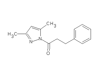 3,5-dimethyl-1-(3-phenylpropanoyl)-1H-pyrazole