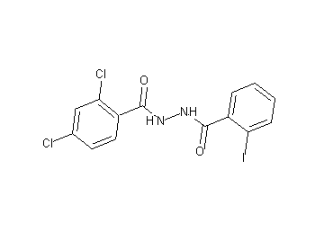 2,4-dichloro-N'-(2-iodobenzoyl)benzohydrazide