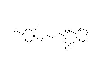 N-(2-cyanophenyl)-4-(2,4-dichlorophenoxy)butanamide