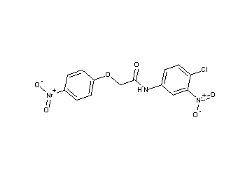N-(4-chloro-3-nitrophenyl)-2-(4-nitrophenoxy)acetamide