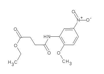 ethyl 4-[(2-methoxy-5-nitrophenyl)amino]-4-oxobutanoate