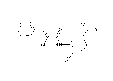 2-chloro-N-(2-methyl-5-nitrophenyl)-3-phenylacrylamide