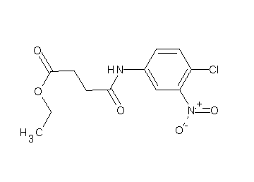 ethyl 4-[(4-chloro-3-nitrophenyl)amino]-4-oxobutanoate