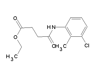 ethyl 4-[(3-chloro-2-methylphenyl)amino]-4-oxobutanoate