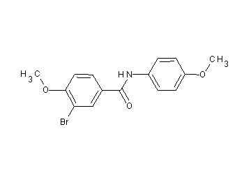3-bromo-4-methoxy-N-(4-methoxyphenyl)benzamide 3-bromo-4-methoxy-N-(4-methoxyphenyl)benzamide