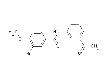 N-(3-acetylphenyl)-3-bromo-4-methoxybenzamide