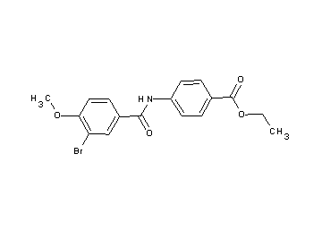 ethyl 4-[(3-bromo-4-methoxybenzoyl)amino]benzoate