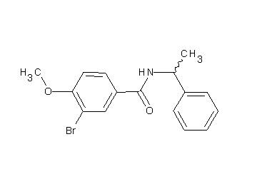 3-bromo-4-methoxy-N-(1-phenylethyl)benzamide