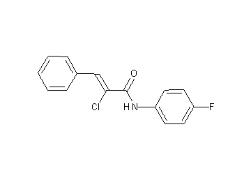 2-chloro-N-(4-fluorophenyl)-3-phenylacrylamide