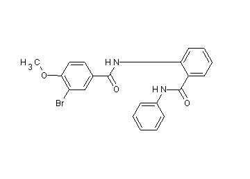 N-[2-(anilinocarbonyl)phenyl]-3-bromo-4-methoxybenzamide - Click Image to Close