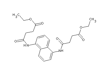 diethyl 4,4'-[1,5-naphthalenediyldi(imino)]bis(4-oxobutanoate)