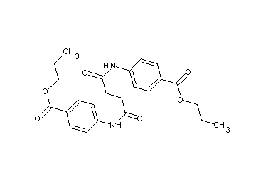 dipropyl 4,4'-[(1,4-dioxo-1,4-butanediyl)di(imino)]dibenzoate