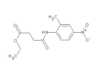 ethyl 4-[(2-methyl-4-nitrophenyl)amino]-4-oxobutanoate