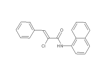 2-chloro-N-1-naphthyl-3-phenylacrylamide