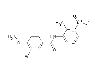 3-bromo-4-methoxy-N-(2-methyl-3-nitrophenyl)benzamide