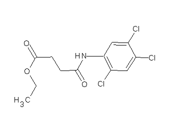 ethyl 4-oxo-4-[(2,4,5-trichlorophenyl)amino]butanoate