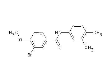 3-bromo-N-(3,4-dimethylphenyl)-4-methoxybenzamide