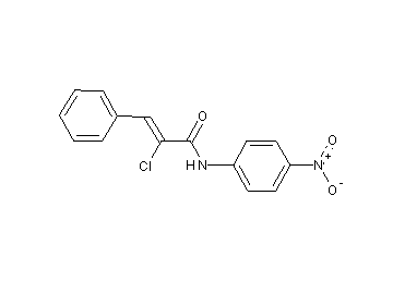 2-chloro-N-(4-nitrophenyl)-3-phenylacrylamide