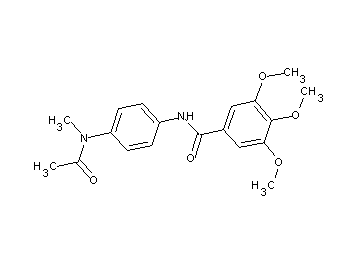 N-{4-[acetyl(methyl)amino]phenyl}-3,4,5-trimethoxybenzamide